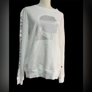 SEQUIN KARL SWEATSHIRT